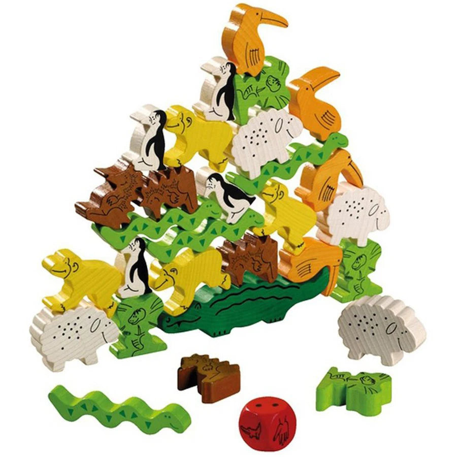 Family Game Board Games For Kids Animal Upon Animals Dobble Stacking Children Party Games New