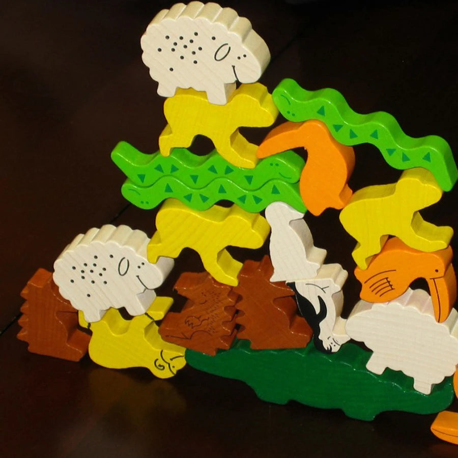 Family Game Board Games For Kids Animal Upon Animals Dobble Stacking Children Party Games New